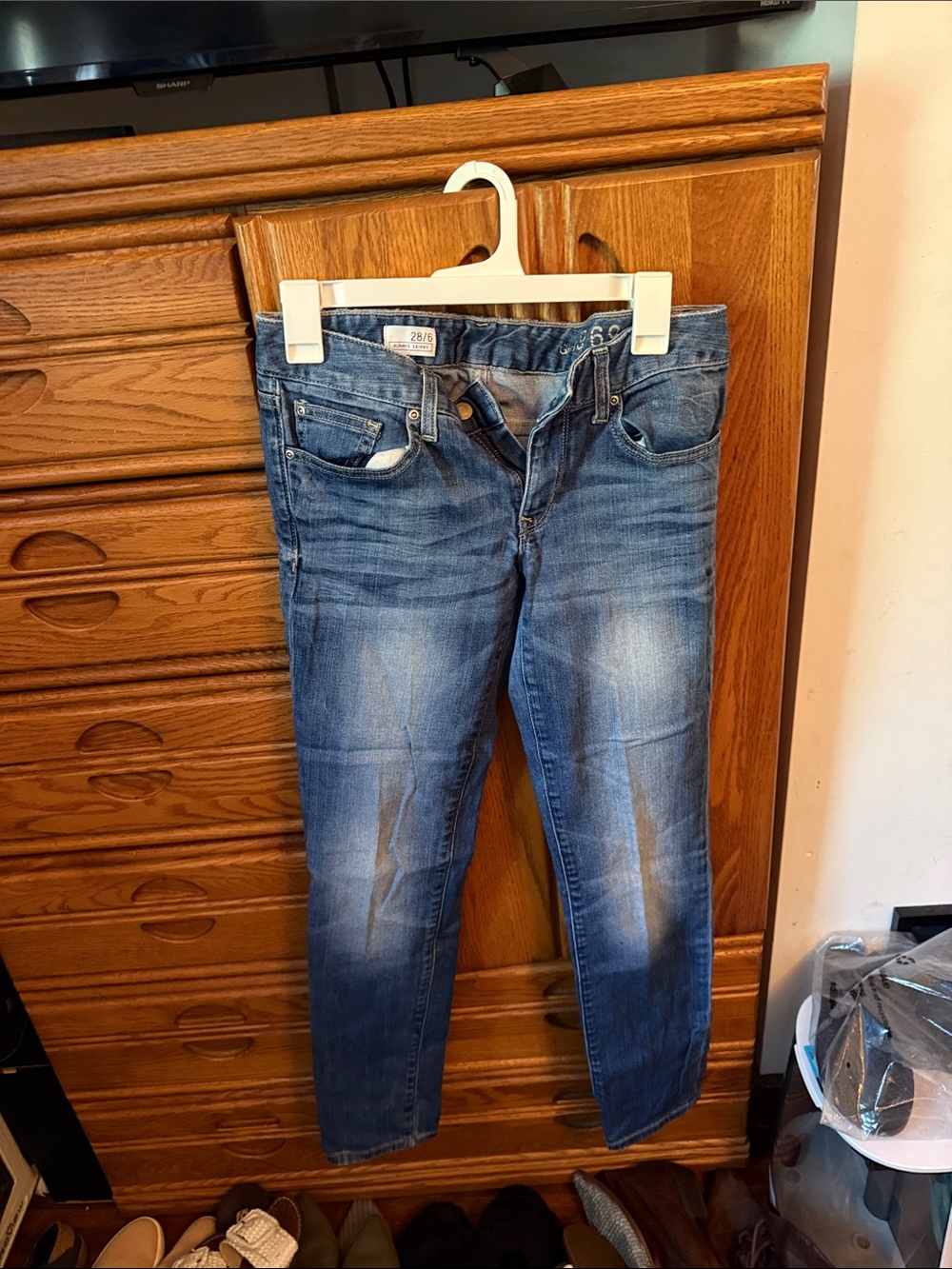 GAP Women's Medium Blue Skinny Jeans